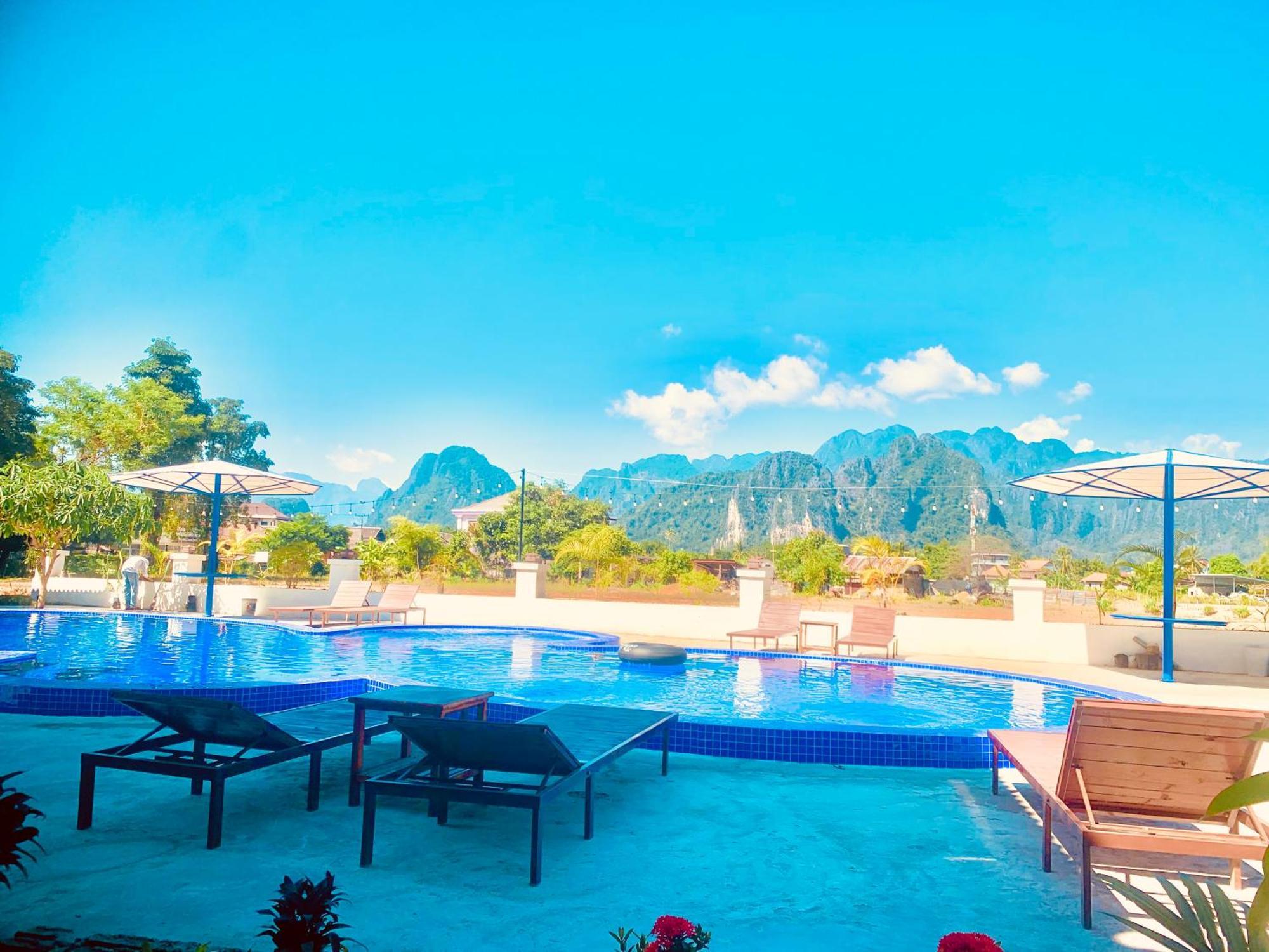 Garden Resort วังเวียง ภายนอก รูปภาพ